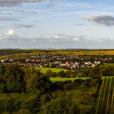 Blick auf Oberderdingen