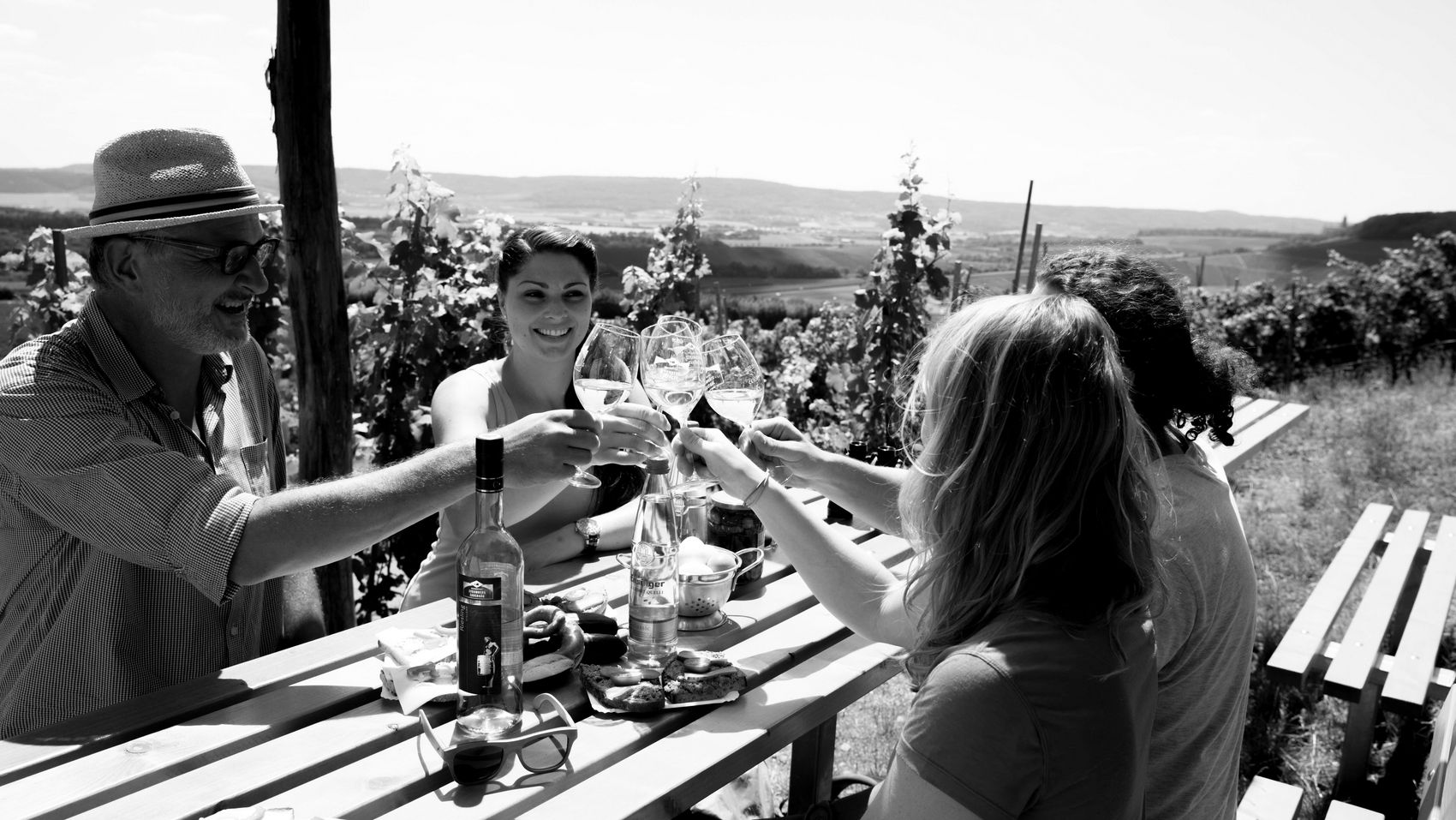 Weinausschank im Weinberg