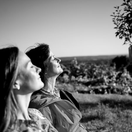 Aussicht genießen und Sonne tanken in Bad Schönborn