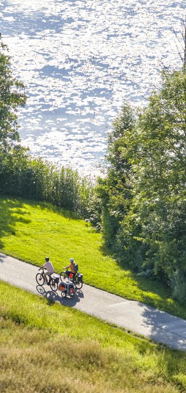 Radfahren & Radtouren am Breitenauer See - im Weinsberger Tal | Löwenstein, Breitenauer See, HeilbronnerLand, Baden-Württemberg, Deutschland