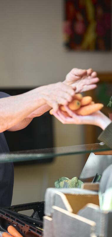 Bioladen Klein im Taubertal, Baden-Württemberg, Deutschland