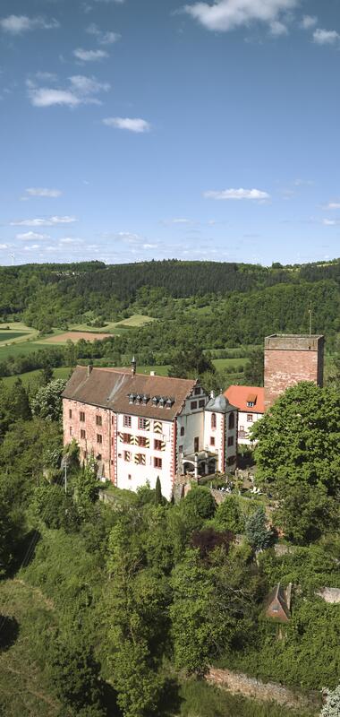 Gamburg im Taubertal, Baden-Württemberg, Deutschland