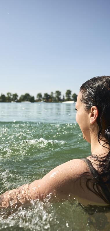 Am St. Leonersee, Rhein-Neckar, Baden-Württemberg, Deutschland
