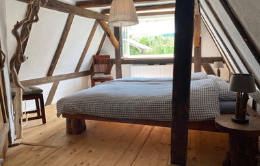 Schlafzimmer 2 in Die Fachwerkhütte | © Die Fachwerkhütte