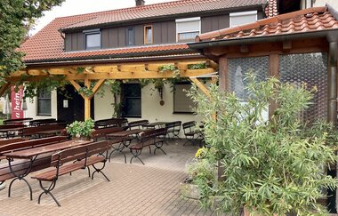 Weingut A. Heinrich - Terrasse | Bett+Bike | Obersulm im HeilbronnerLand | © Weingut A. Heinrich Obersulm