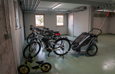 geräumiger Fahrradkeller | © Neckar-Zaber-Tourismus e.V.