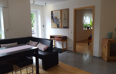 Ferienwohnung | Freudentaler Ferienwohnung | Freudental | Blick von der Küche in Richtung Eingangsbereich | © Freudentaler Ferienwohnung