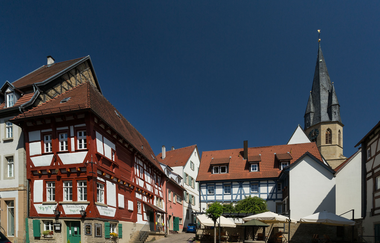 Mittelalterlicher Marktplatz | Fachwerkstadt Eppingen | HeilbronnerLand | © Große Kreisstadt Eppingen