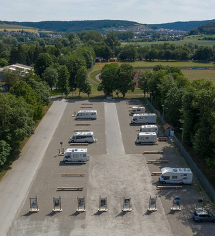 Wohnmobilstellplatz an der Solymar Therme | © Unbekannt