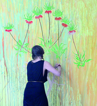 30. Künstlerfahnenfestival "Verspeise die leise Weise", Nicole Bianchet