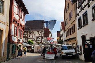 Bartholomäusmarkt in der historischen Altstadt von Eppingen | © Große Kreisstadt Eppingen