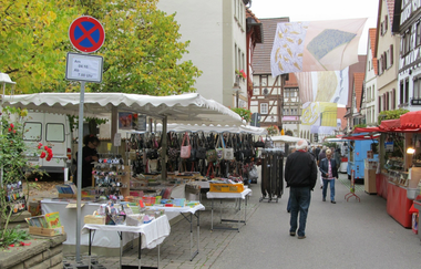 Bartholomäusmarkt in der historischen Altstadt von Eppingen | © Große Kreisstadt Eppingen