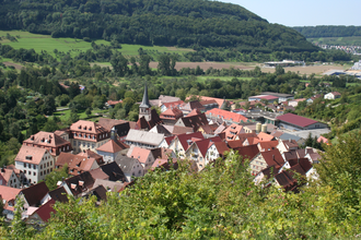 Blick auf die Altstadt von Ingelfingen | © Touristikgemeinschaft Hohenlohe e. V. |  Marion Schlund