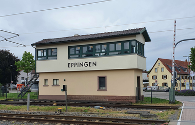 Stellwerk West | Heilbronner Straße/Kreisverkehr | Stadt Eppingen | © Große Kreisstadt Eppingen