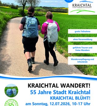 KRAICHTAL WANDERT! | © Stadt Kraichtal