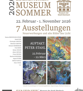 Museum der Stadt Eberbach - Ausstellung Hanna Breidinger-Spohr, Richard Hemberger, Albert Münch, August Rumm