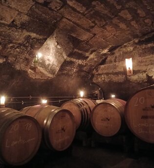 Richtig lecker! Weinprobe im Probierstüble | © Weingut Weiberle