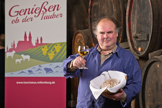 Herr Thürauf vom Weingut Glocke in Rothenburg | © Rothenburg Tourismus Service