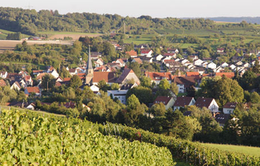 Kleingartach mit Weinberge, Stadt Eppingen | © Große Kreisstadt Epingen