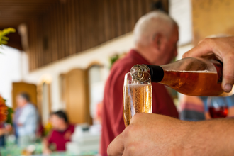 Sektglas | Weingut Blatt Brackenheim | HeilbronnerLand | © Weingut Matthias Blatt