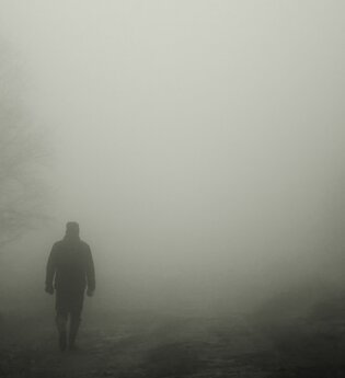 Mann im Nebel | © Neckar-Zaber-Tourismus e.V.