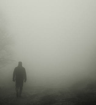 Mann im Nebel | © Neckar-Zaber-Tourismus e.V.