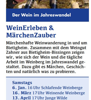 Wein erleben & Märchenzauber