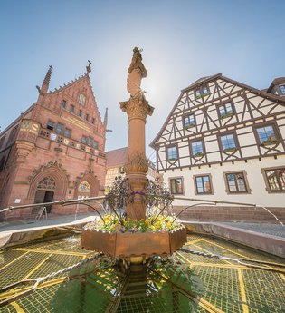 Marktplatz  Bretten | © Claudia und Gerald Herr für Stadt Bretten