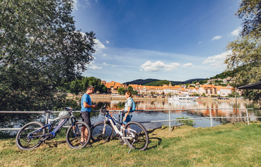 Blick auf Eberbach / Odenwald | © Touristikgemeinschaft Odenwald e.V.