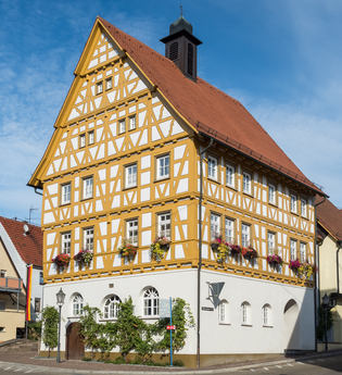 Gemmrigheimer Fachwerk-Rathaus | © AdobeStock_92870082Rathaus