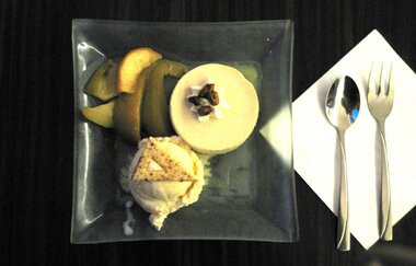 Dessert bei Illinger Menüwanderung