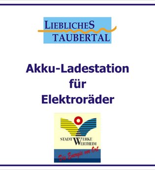 Akkuladestation - Tourist-Information Wertheim | © Liebliches Taubertal