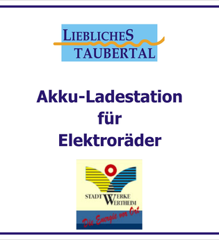 Akkuladestation - Tourist-Information Wertheim | © Liebliches Taubertal