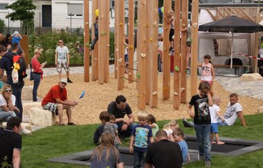 alla hopp! Bewegungs- und Begegnungsanlage und Bürgerpark in Hemsbach | © Stadt Hemsbach