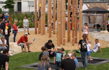 alla hopp! Bewegungs- und Begegnungsanlage und Bürgerpark in Hemsbach | © Stadt Hemsbach