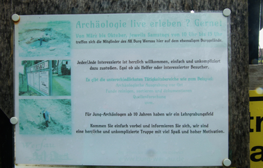 Burg und Schloss Wersau - Die Burg unter der Grasnarbe - Reilingen | © Landratsamt Rhein-Neckar-Kreis