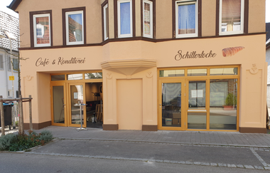 Außenbereich Konditorei-Café Schillerlocke Lauffen | © Konditorei-Café Schillerlocke