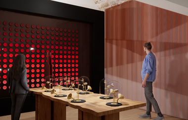 Modellbild der geplanten Ausstellung in der Deutschen Weinwelt | Brackenheim | © Deutsche Weinwelt