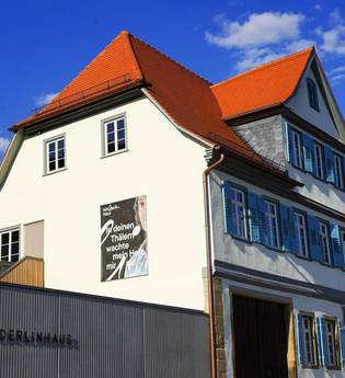 Außenanischt des Hölderlinhauses | Lauffen a.N. | HeilbronnerLand | © Stadt Lauffen am Neckar