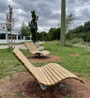 Hügelsofas in Gemmrigheim | © Gemeinde Gemmrigheim