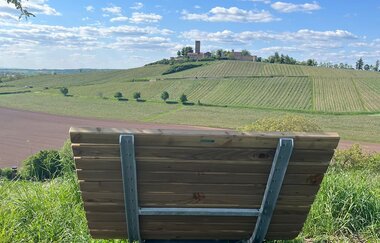 Hügel-Sofa bei Sulzfeld - Tobel | © Gemeinde Sulzfeld