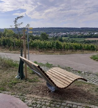 Hügel-Sofa Zeutern Flurbereinigungstisch | © Gemeinde Ubstadt Weiher
