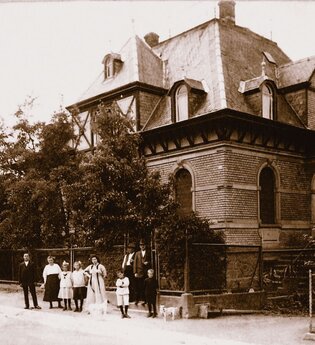 Infoschild: Alte Landstraße - Hotel Ries | © Tourist Information Bad Schönborn
