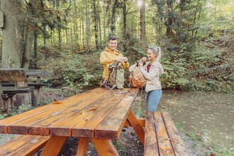 Rastbänke am Koppenbrünnele | © Touristikgemeinschaft  HeilbronnerLand e.V.