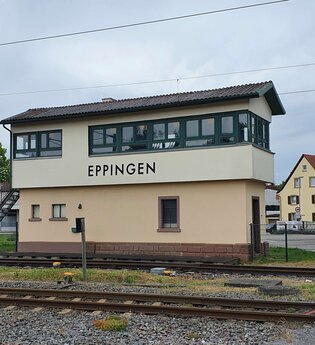 Kulturdenkmal "Stellwerk West" in Eppingen | © Große Kreisstadt Eppingen