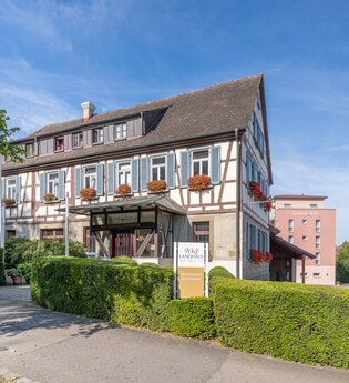 Landhaus Wolf Restaurant Eisenbahn in Schwäbisch Hall: Außenansicht | © Hohenlohe Schwäbisch Hall