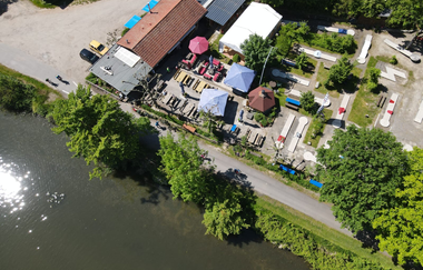 Minigolfanlage von oben | © Stadt Lauffen am Neckar