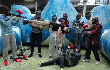 Action auf dem größten Paintball Indoor Feld Süddeutschlands | Paintball-Stadion | Neudenau | HeilbronnerLand | © Pb Stadion
