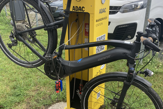 E-Bike an Radservicestation | © Stadt Eberbach