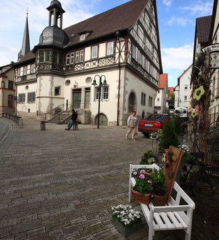 Rathaus Grünsfeld | © Peter Frischmuth / Tourismusverband "Liebliches Taubertal"